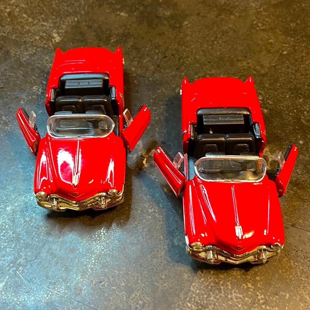 (2) 1953 Cadillac 🚘 Eldorado Convertible Toy Car.